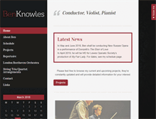 Tablet Screenshot of benknowles.org